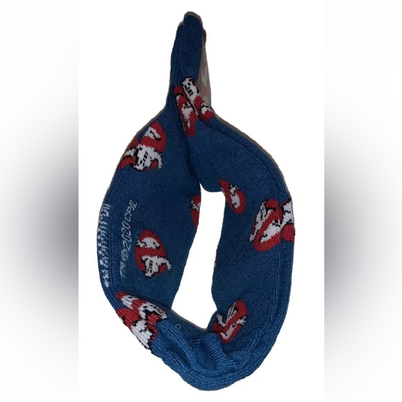 Ghostbusters Crew Socks 1 Pair Men 6.5-12 Blue White Red No Ghost Logo NEW! Bill - Picture 7 of 10
